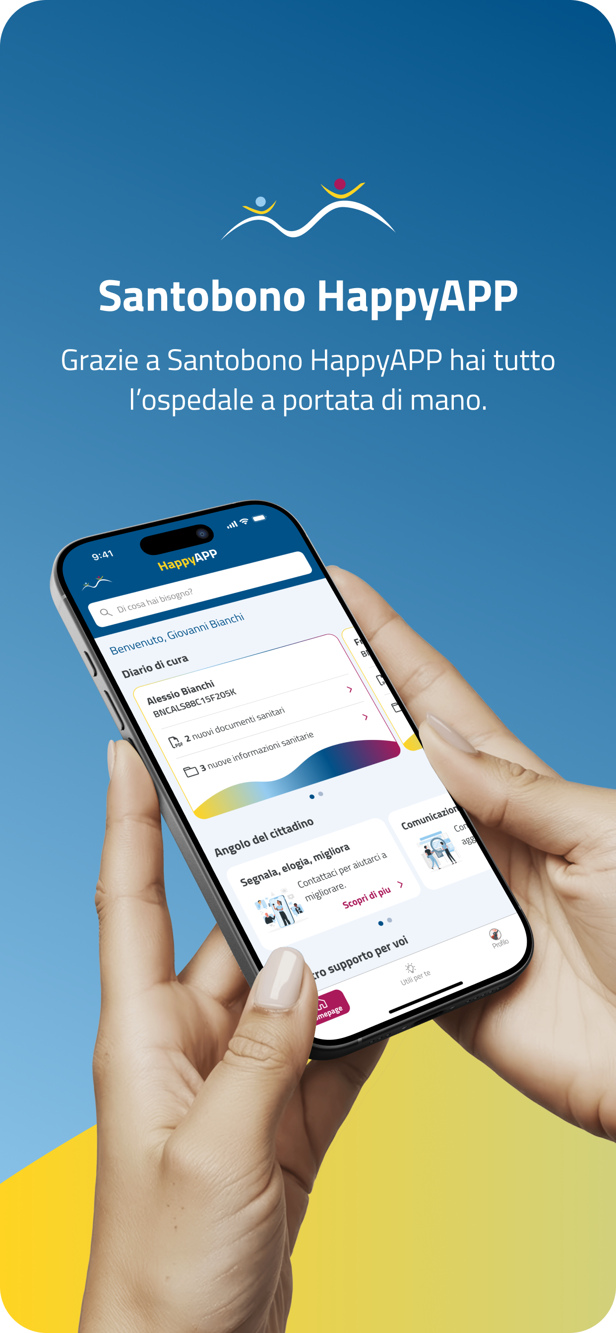 Santobono HappyAPP sullo smartphone
